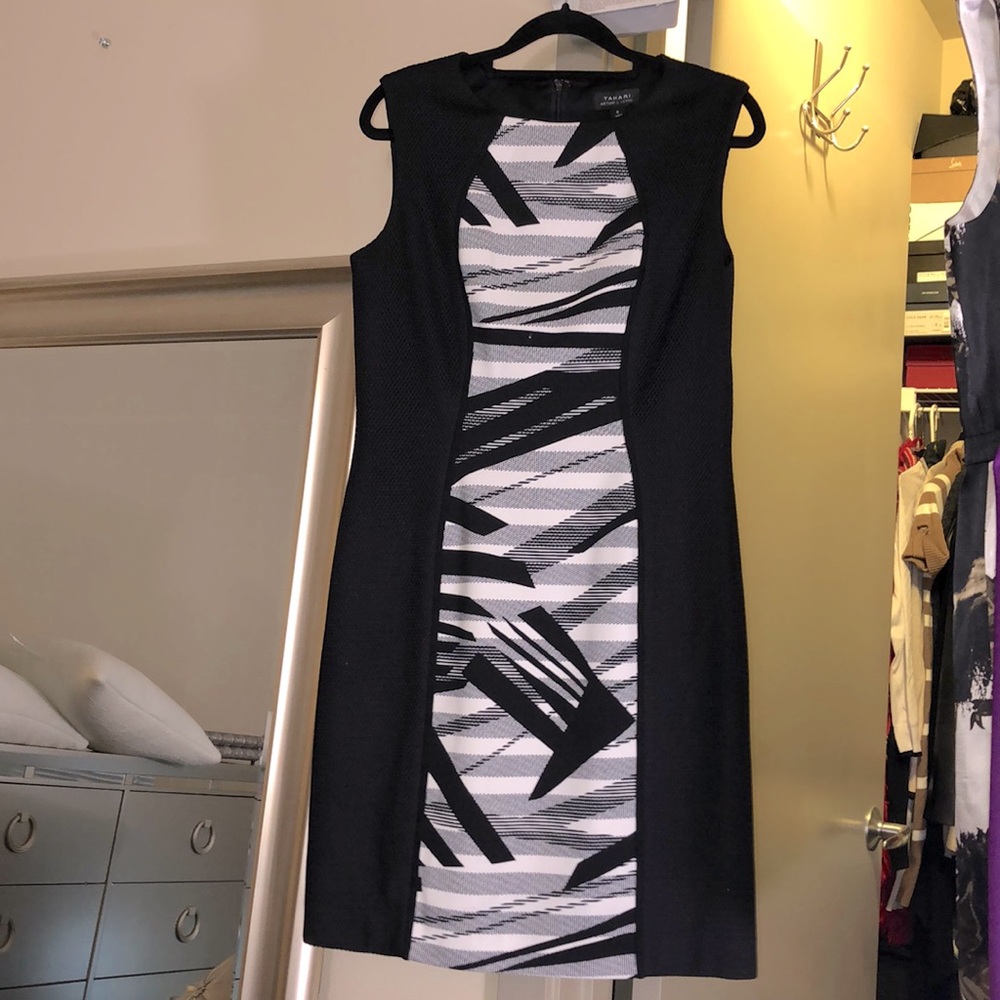 Black and white dress